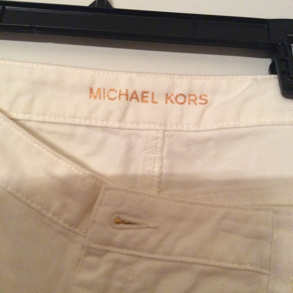 Michael Kors white capri size 16